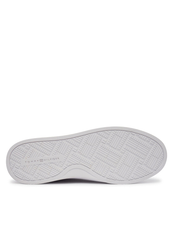 Tommy Hilfiger Tommy Hilfiger Sneakers Th Feminine Cupsole Leather FW0FW09105 Alb