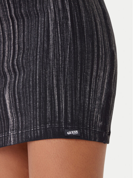 Guess Jeans Guess Jeans Mini sukňa W5BD1H KCTT1 Sivá Slim Fit