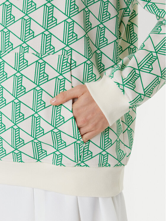 Lacoste Lacoste Bluza SH2855 Zielony Classic Fit