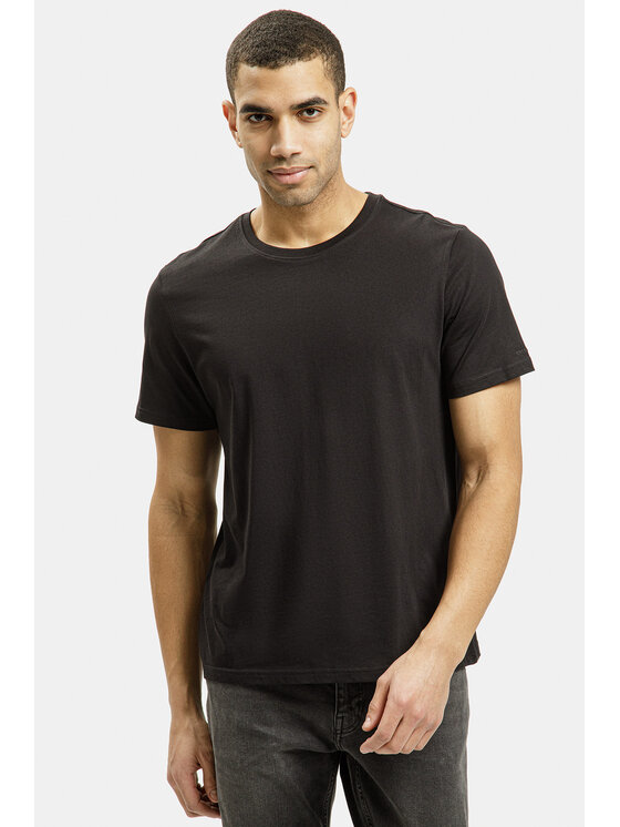 Cross Jeans Cross Jeans T-Shirt 15427-020 Czarny Regular Fit