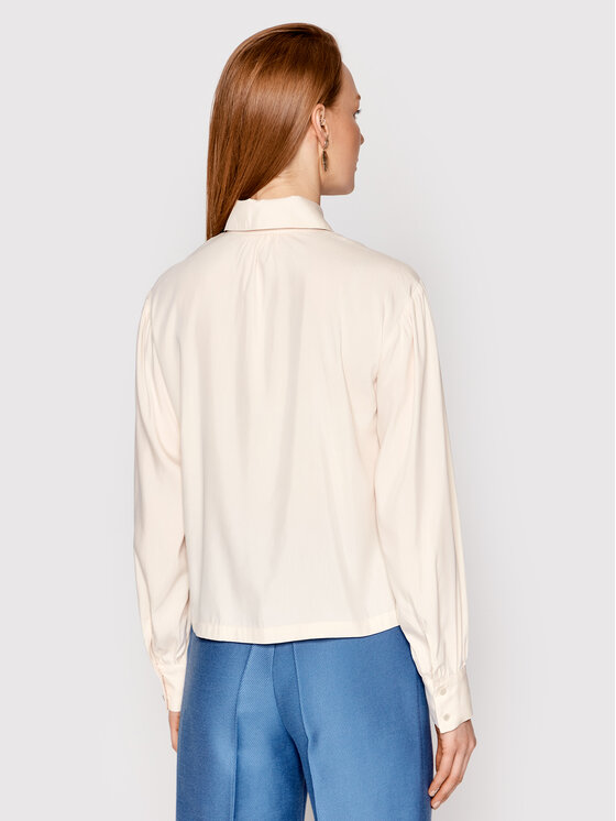 Sisley Sisley Srajca 58T8LQ00O Bež Regular Fit