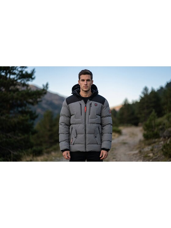 Geographical Norway Geographical Norway Parka WA1698H/GN-GREY Szary Reglan Fit