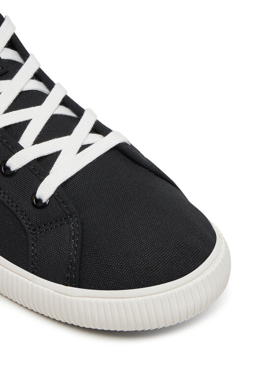 Calvin Klein Jeans Calvin Klein Jeans Snīkeri Ess Vulc Mid Mg Canvas YM0YM01210 Melns