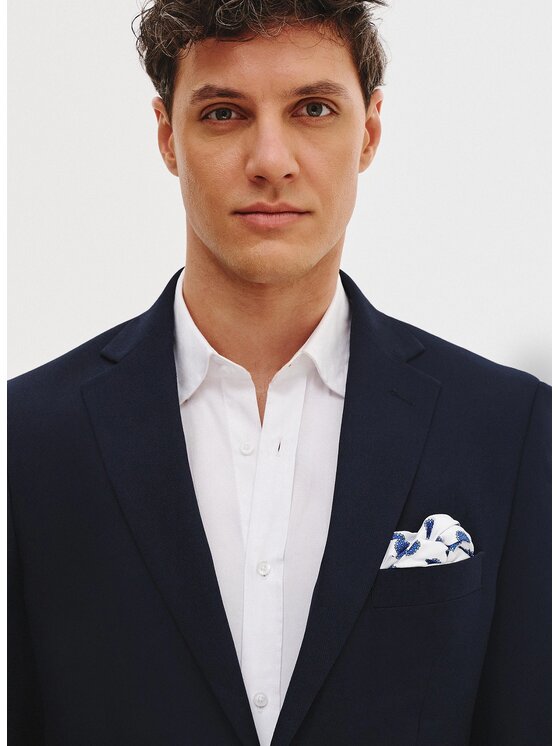 Pako Lorente Pako Lorente Marynarka P25BN-3X-003 Granatowy Slim Fit