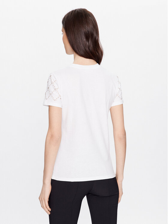 Elisabetta Franchi Elisabetta Franchi Majica MA-020-31E2-V240 Bela Regular Fit
