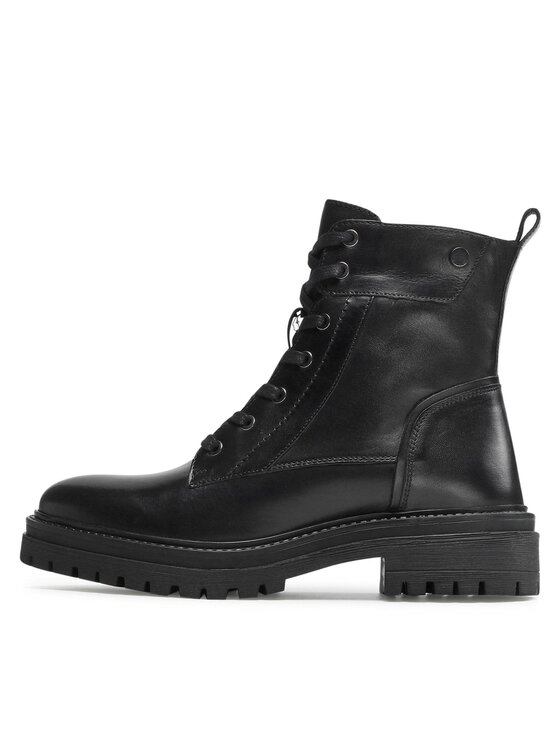 Geox Geox Schnürstiefeletten D Iridea C D16HRC 00043 C9999 Schwarz