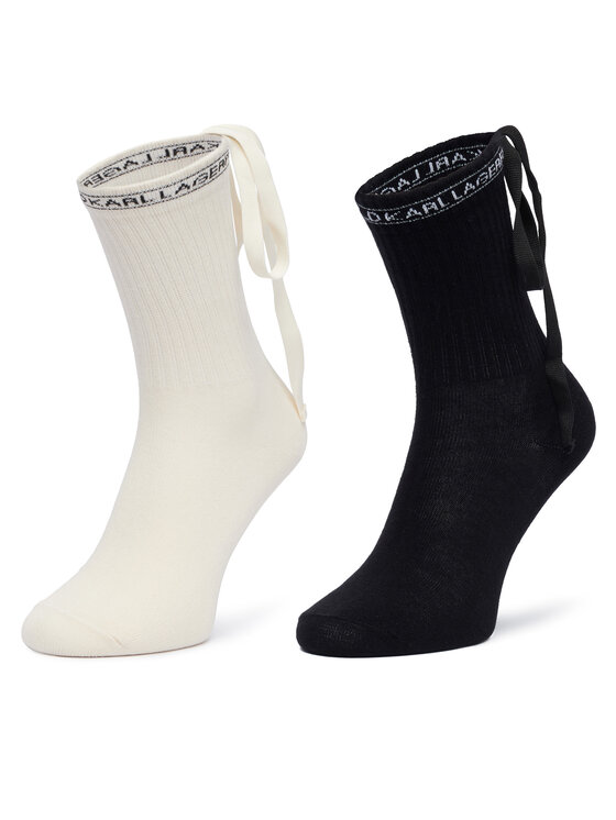 KARL LAGERFELD KARL LAGERFELD Довгі шкарпетки B3W47037 Чорний