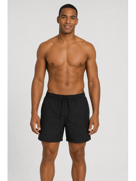 4F 4F Σορτς κολύμβησης 4FWSS26UBDSM169-20S Μαύρο Classic Fit