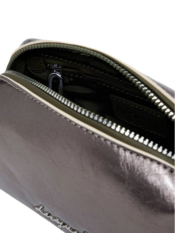 Desigual Desigual Portamonete MONE_CAPSULE TINY ZIP_PETRA Argento