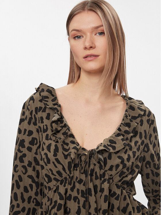 Brave Soul Brave Soul Majica LWT-272MINDY Smeđa Regular Fit