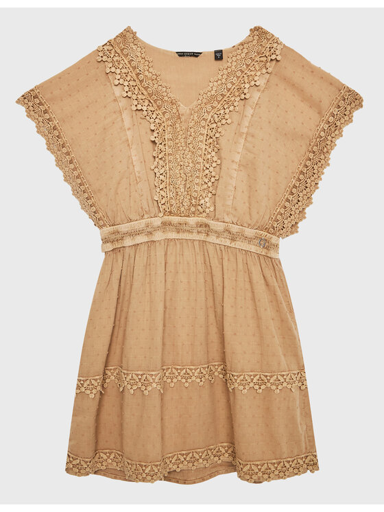 Guess Guess Igapäevane kleit J3GK41 WFDN0 Pruun Regular Fit
