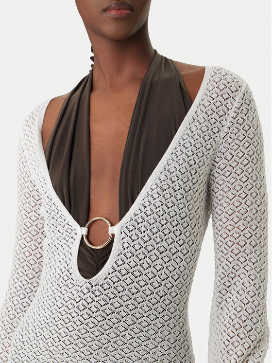Bardot Bardot Plážové šaty Bryn 60326DB Biela Regular Fit