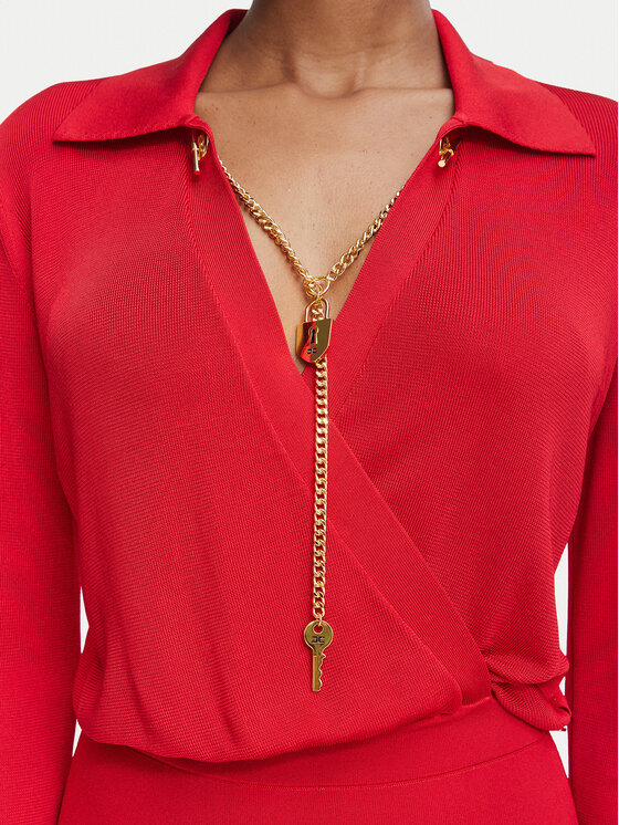 Elisabetta Franchi Elisabetta Franchi Коктейльна сукня AM-19S-66E2-V500 Червоний Slim Fit