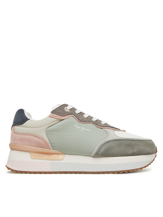Damskie Sneakersy Pepe Jeans, Rozmiar 36, Zielone, PLS60034