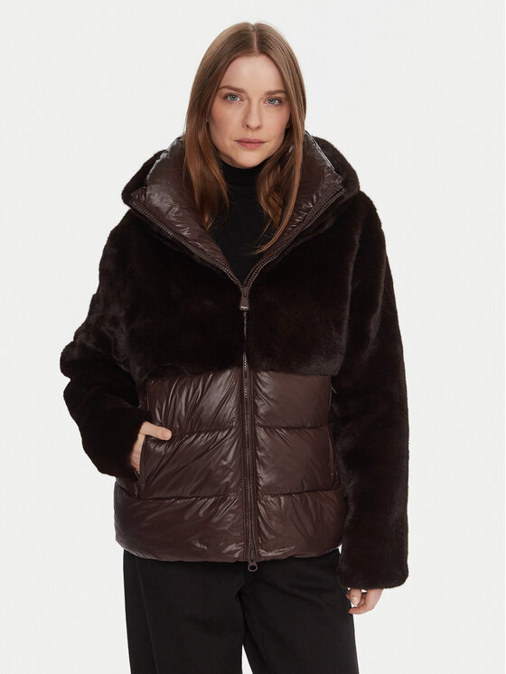 Blauer Blauer Szőrme 25WBLDC02178 Barna Regular Fit