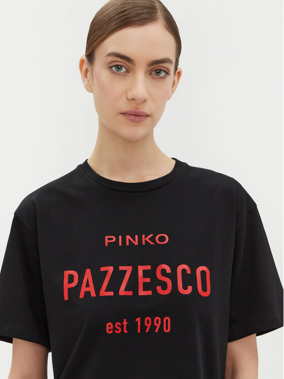 PINKO PINKO Тишърт 105027 A2OW Черен Regular Fit