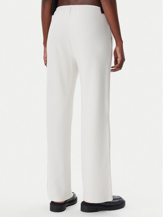 Calvin Klein Jeans Calvin Klein Jeans Spodnie dresowe J20J225537 Écru Straight Fit