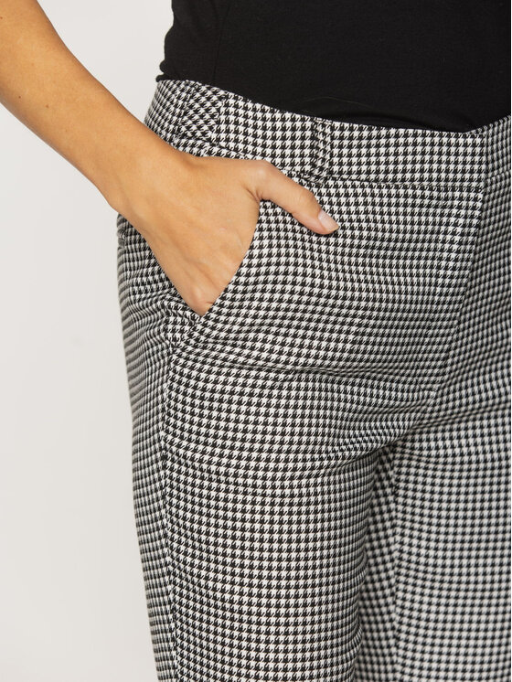 Willsoor Willsoor Spodnie materiałowe 67890 Czarny Cigarette Fit