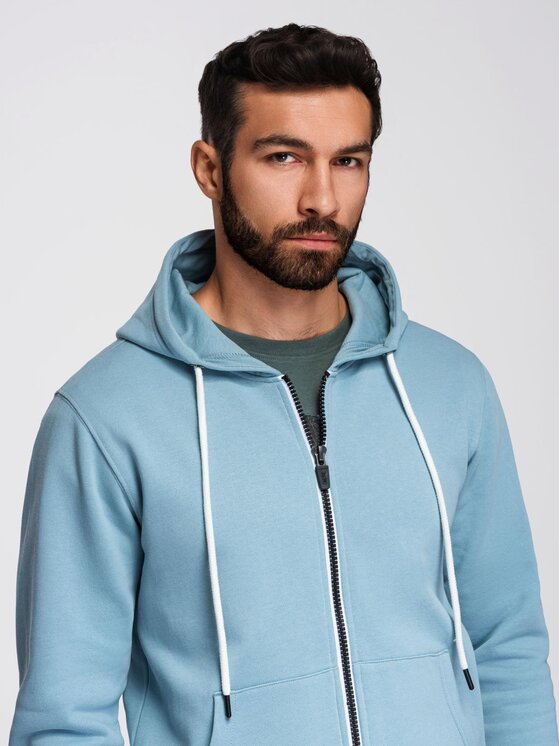Ombre Ombre Komplet dresowy Z119 Błękitny Regular Fit