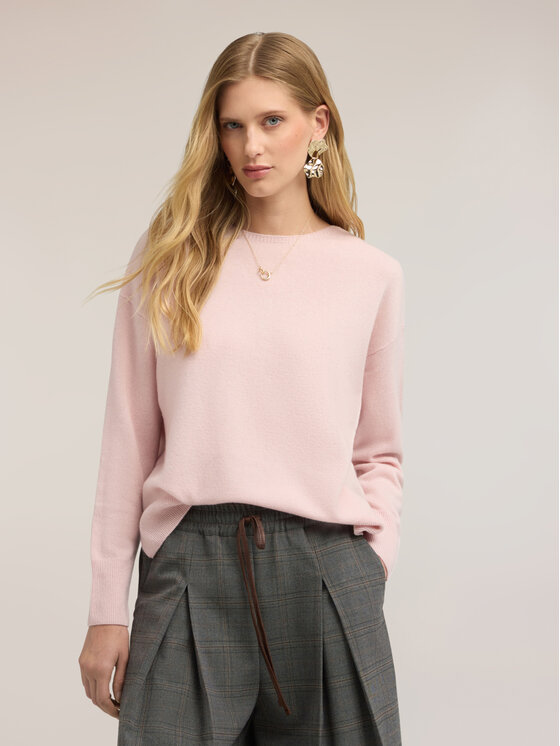 Motivi Motivi Sweter M344E002403N006 Różowy Regular Fit