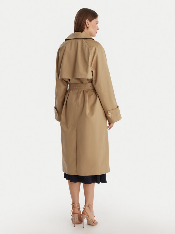 MICHAEL Michael Kors MICHAEL Michael Kors Trencz MR620FLKQH Beżowy Oversize