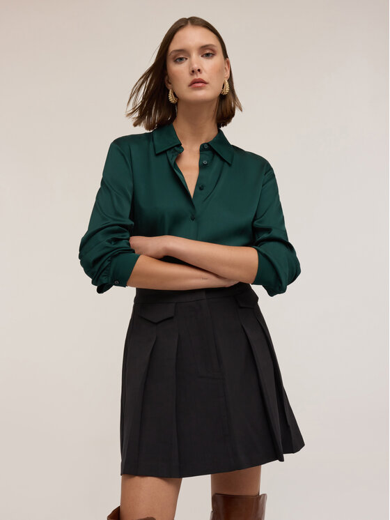 Motivi Motivi Camicia 5192Q000846N015 Verde Regular Fit