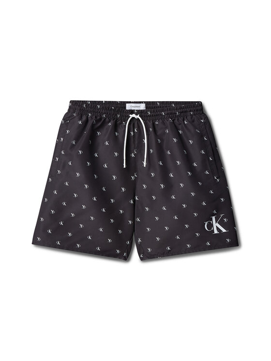 Calvin Klein Swimwear Calvin Klein Swimwear Kopalne hlače KV0KV00062 Črna Regular Fit