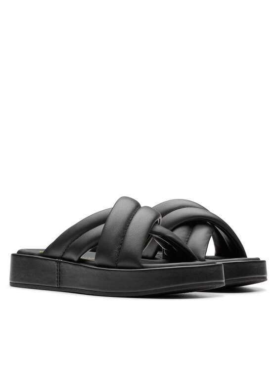 Clarks Clarks Natikače Alda Glide 26179276 Crna
