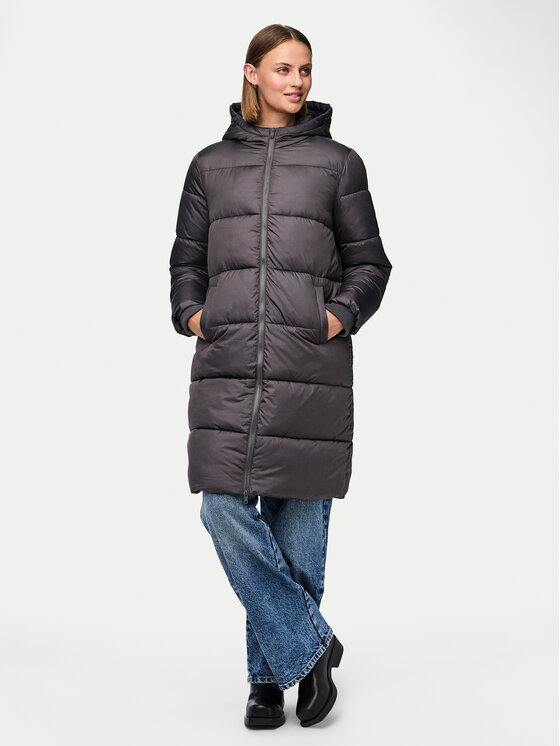 Pieces Pieces Télikabát 17115627 Szürke Regular Fit