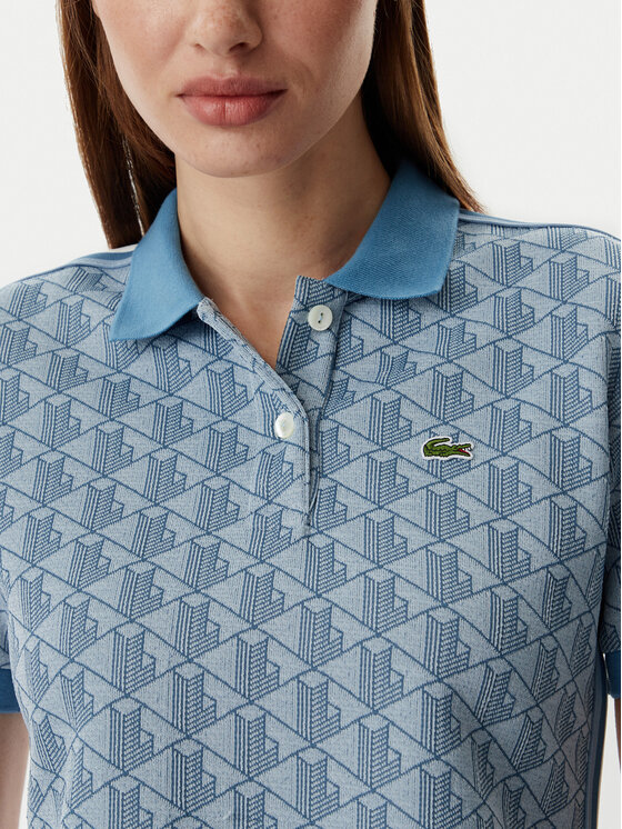 Lacoste Lacoste Polokošile DF3364 Modrá Slim Fit