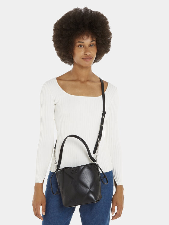 Calvin Klein Calvin Klein Handtasche Quilt K60K611666 Schwarz