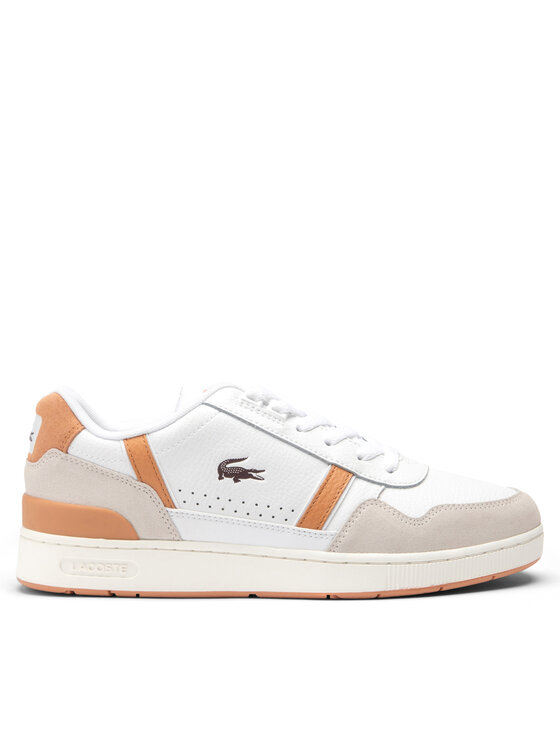 Sneakers Lacoste T-Clip Contrasted Accent 747SMA0066 Alb