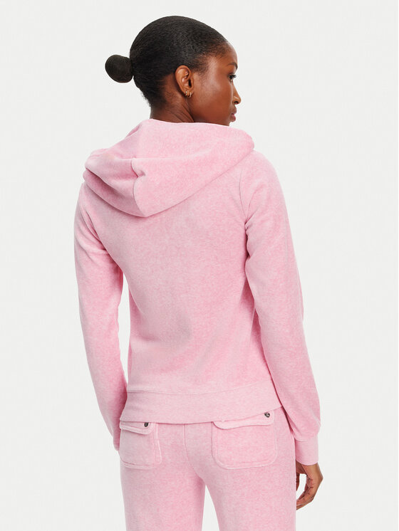 Juicy Couture Juicy Couture Світшот Robertson JCAP176 Рожевий Slim Fit