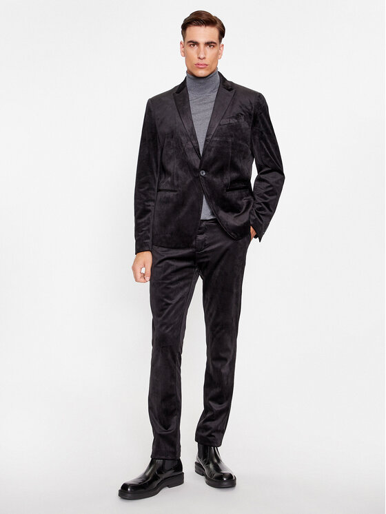Guess Giacca da abito Fulham M3BN15 K54M0 Nero Regular Fit Modivo