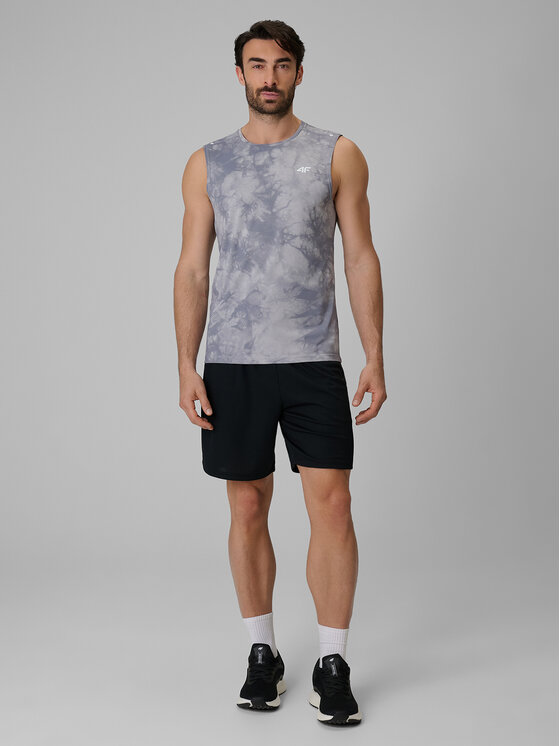 4F 4F Koszulka techniczna NO LIMITS Szary Regular Fit