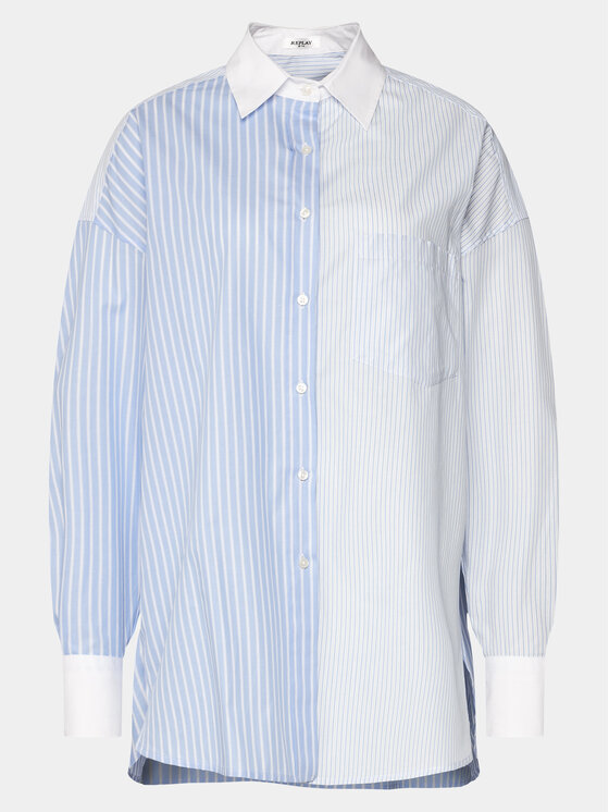 REPLAY Replay Ing W2136 .000.10338 Kék Comfort Fit