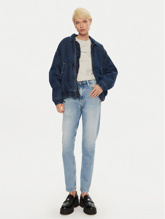 Calvin Klein Jeans Calvin Klein Jeans Blugi J20J224036 Albastru Mom Fit