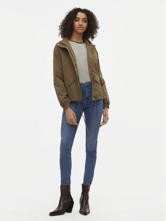 Vero Moda Vero Moda Átmeneti kabát Siri 10301420 Barna Regular Fit