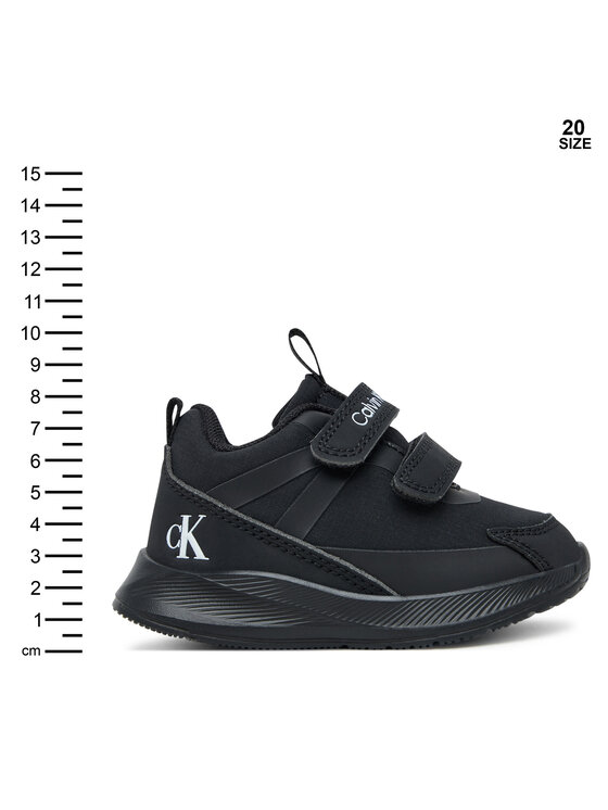 Calvin Klein Calvin Klein Snīkeri Low Cut Velcro Sneaker V1B9-83169-1845 M Melns
