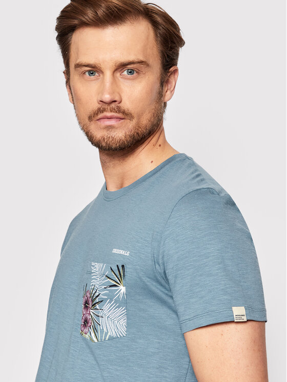 T-shirt Venice 12209856 Blu Regular Fit