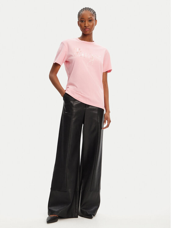 HUGO HUGO T-Shirt Damacia_5 50544868 Różowy Regular Fit