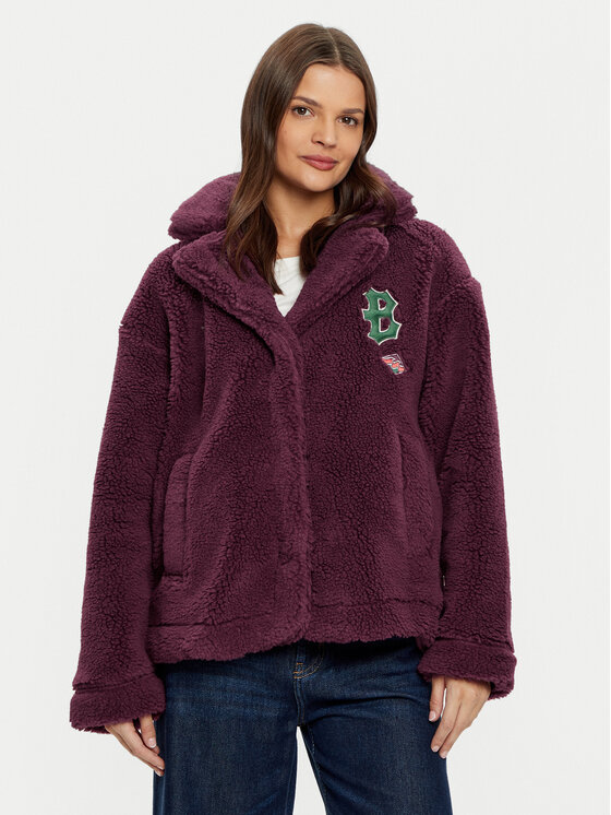 Billabong Billabong Prehodna jakna Autumn Holidays EBJJK00153 Bordo rdeča Oversize