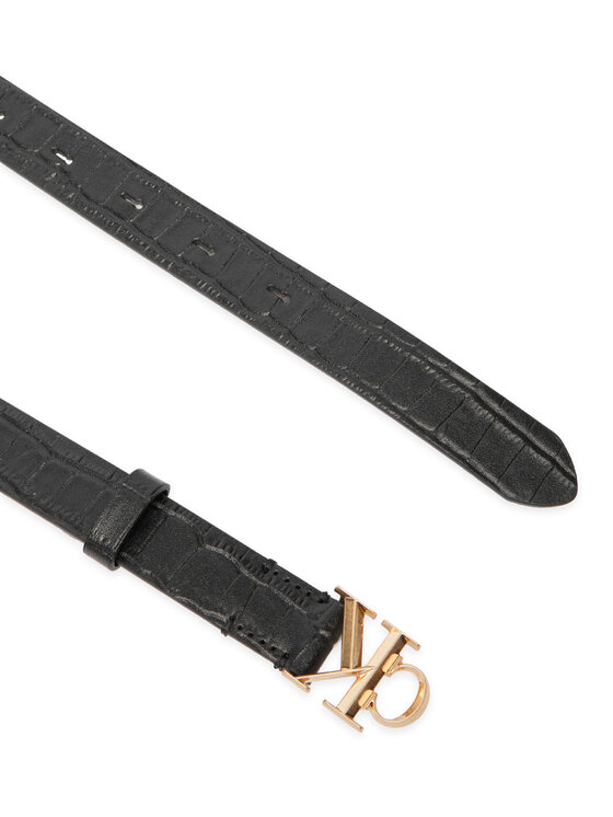 Calvin Klein Calvin Klein Dámský pásek Facet Ck Buckle Pebble LV04F7102G Černá