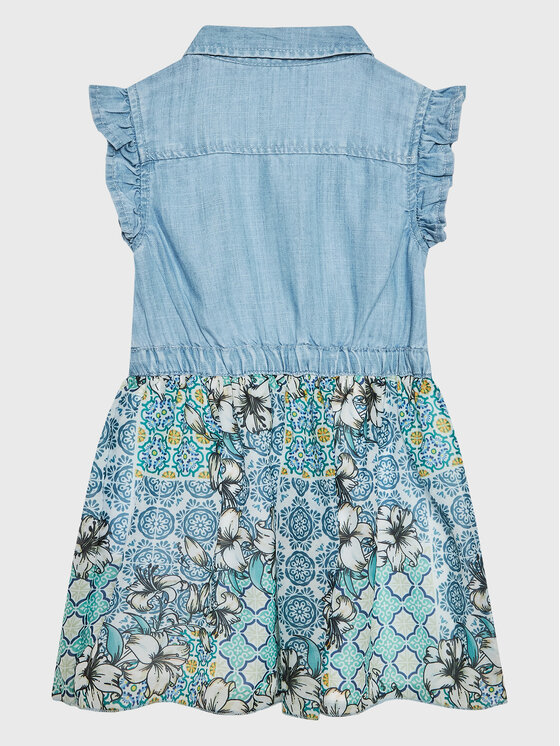 Guess Guess Повсякденна сукня K3GK22 D3X30 Голубий Regular Fit