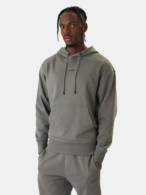 BOSS BOSS Trening Wesmallhood 50541065 Gri Regular Fit