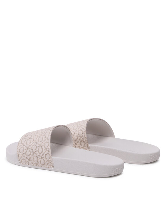 Calvin Klein Calvin Klein Plätud Pool Slide - Mono HW0HW01528 Ekrüüvärv