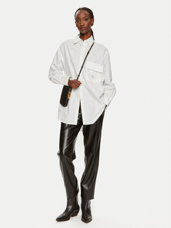 Calvin Klein Jeans Calvin Klein Jeans Сорочка Utility J20J223867 Білий Oversize