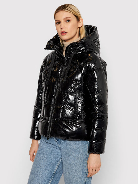 Geox Geox Zimska jakna Emalise Mid W1429E T2886 F9000 Crna Regular Fit