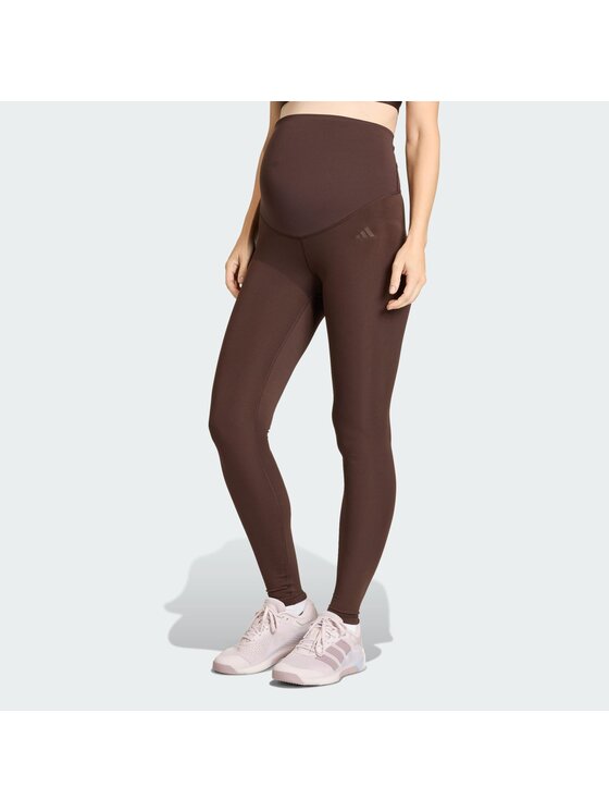 adidas adidas Legginsy 159852 Brązowy Fitted Fit