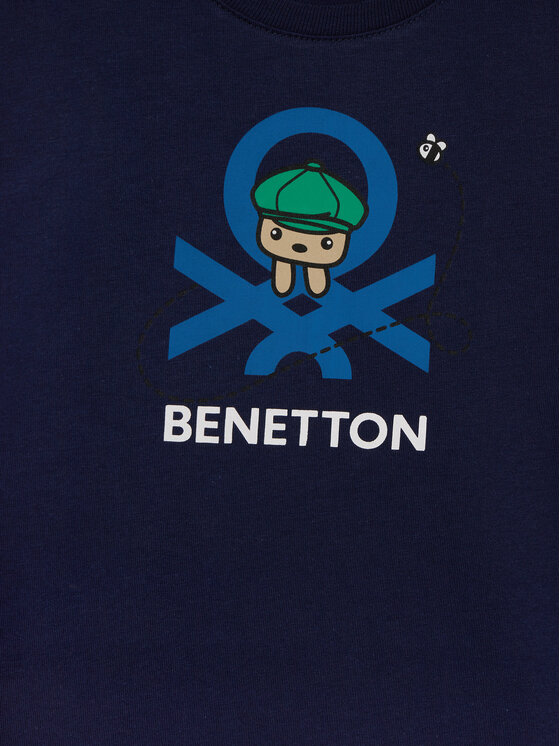 United Colors Of Benetton United Colors Of Benetton T-Shirt 3I1XG10CY Σκούρο μπλε Regular Fit